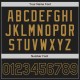 Custom Black Black-Old Gold Two-Button Unisex Jersey